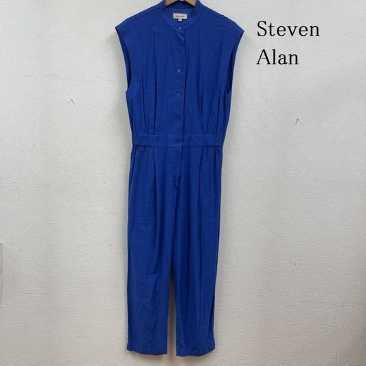 スティーブンアラン Steven Alan サロペット・オーバーオール サロペット、オーバーオール バンドカラー オールインワン レーヨン混 オーバーオール 8226-199-0405 青 / ブルー / blue レディース USED 古着 中古 50165255
