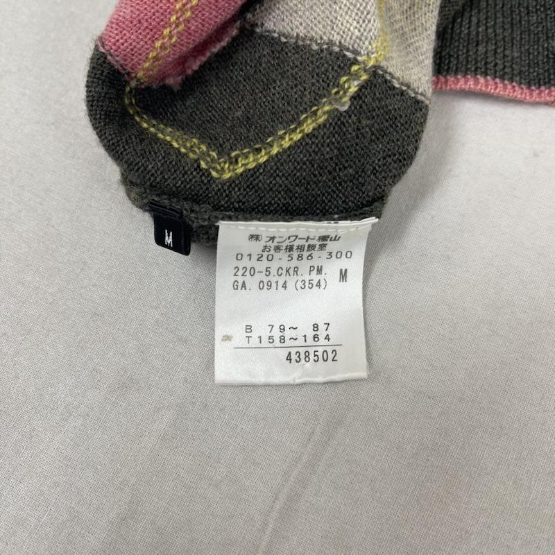 ポールスミス Paul Smith ニット、セーター 長袖 アーガイル柄 クラシック Vネック 長袖 ニット セーター M マルチカラー / マルチカラー / multicolor レディース USED 古着 中古 50165261