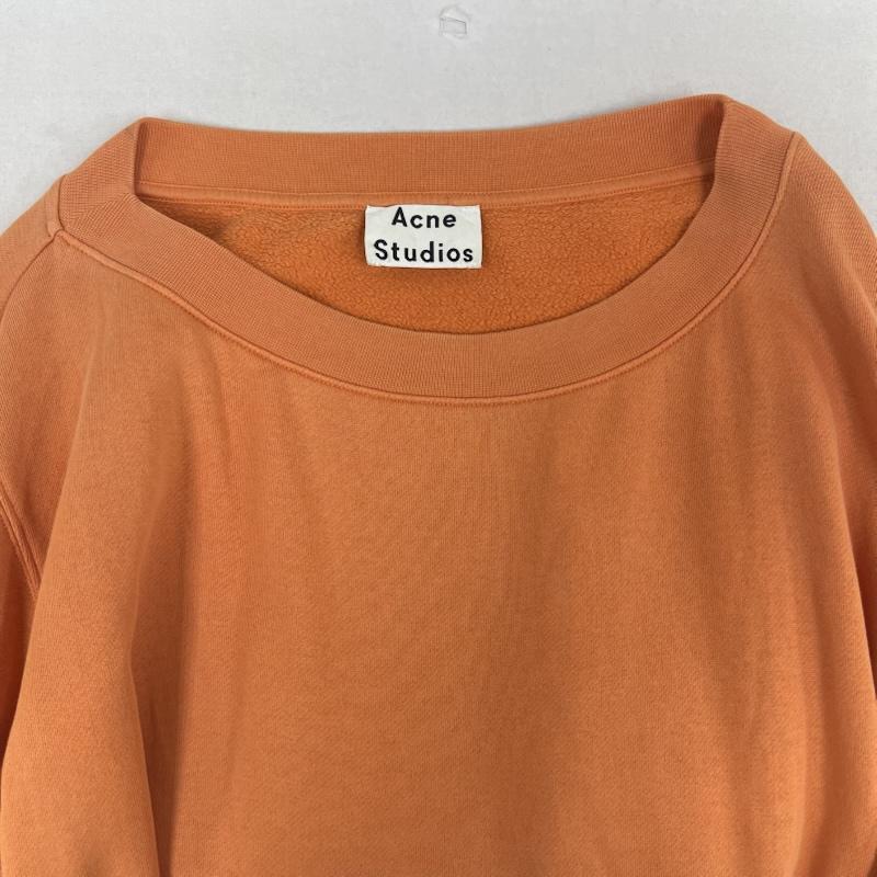 アクネストゥディオズ Acne Studios トレーナー 長袖 ポルトガル製 ボートネック 大判 ロング スウェット チュニック ワンピース XS 橙 / オレンジ / orange レディース USED 古着 中古 50165263