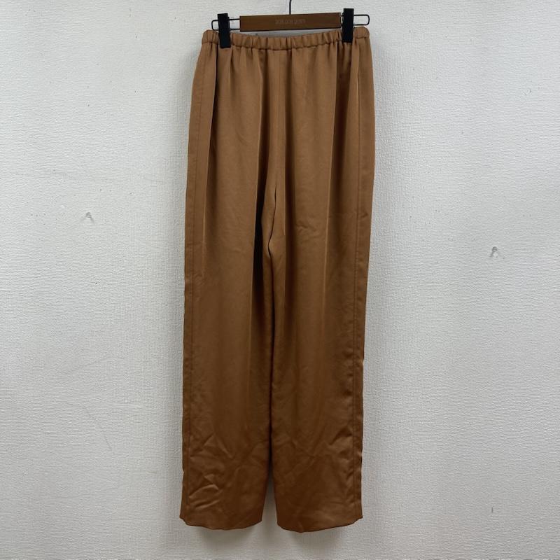 ロク ビューティアンドユース 6BEAUTY&YOUTH パンツ スラックス 日本製 SATIN PANTS サテン パンツ スラックス 228614-299-0179 38 茶 / ブラウン / brown レディース USED 古着 中古 50165265