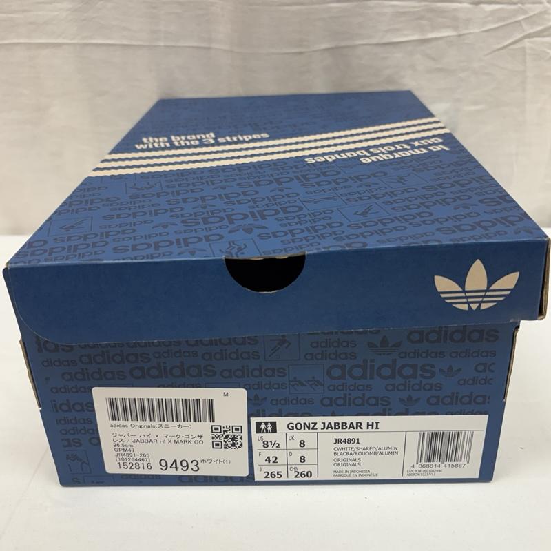 アディダス adidas スニーカー スニーカー JR4891 マークゴンザレス ゴンズ ジャバー ハイカット スニーカー 26.5cm メンズ USED 古着 中古 50165269