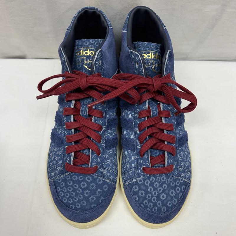 アディダス adidas スニーカー スニーカー JS0813 スエードアッパー マルチ ジャバー ハイカット スニーカー 26.5cm 紺 / ネイビー / navy メンズ USED 古着 中古 50165270