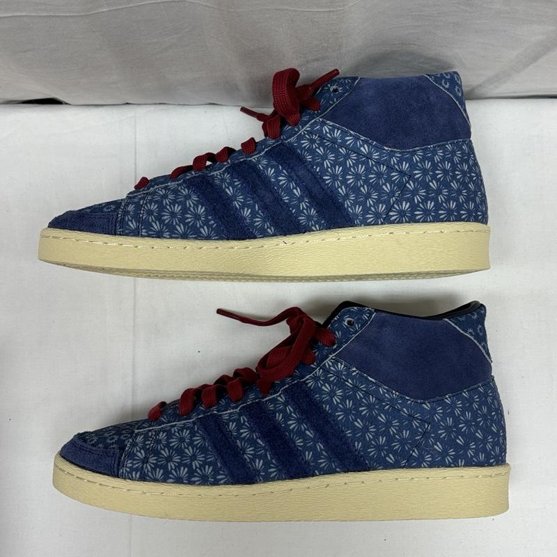 アディダス adidas スニーカー スニーカー JS0813 スエードアッパー マルチ ジャバー ハイカット スニーカー 26.5cm 紺 / ネイビー / navy メンズ USED 古着 中古 50165270