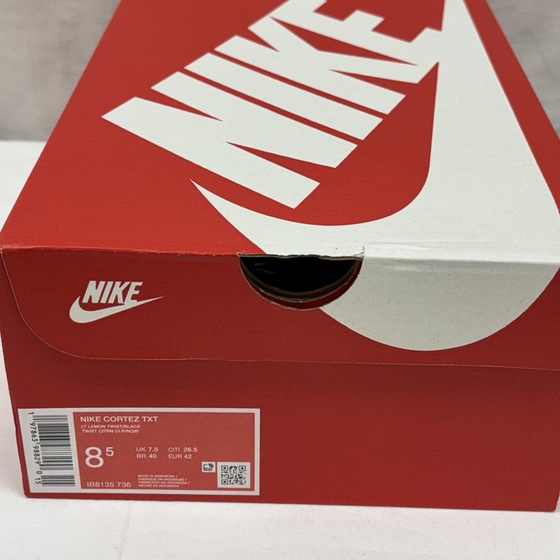 ナイキ NIKE スニーカー スニーカー IB8135-736 コルテッツ テキスタイル ライトレモンツイスト ブラック スニーカー 26.5cm メンズ USED 古着 中古 50165276