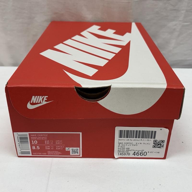 ナイキ NIKE スニーカー スニーカー DZ2795-400 ウィメンズ コルテッツ ミッドナイトネイビー ホワイト スニーカー 27.0cm レディース USED 古着 中古 50165277