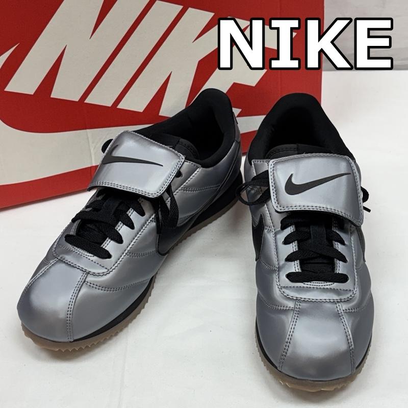 ナイキ NIKE スニーカー スニーカー HQ3490-099 コルテッツ レザーSE メタリッククールグレイ ブラック スニーカー 26.5cm メンズ USED 古着 中古 50165281