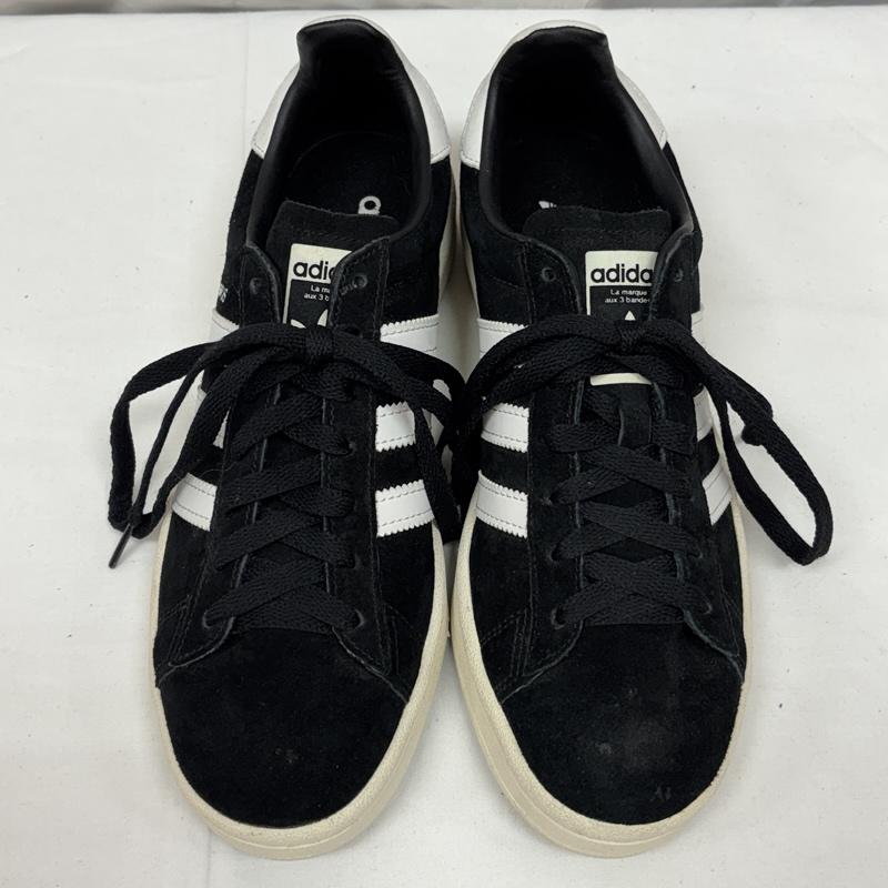 アディダス adidas スニーカー スニーカー BZ0084 CAMPUS キャンパス スエードレザー ローカット スニーカー 24.5cm 白 / ホワイト / white X 黒 / ブラック / black メンズ USED 古着 中古 50165282
