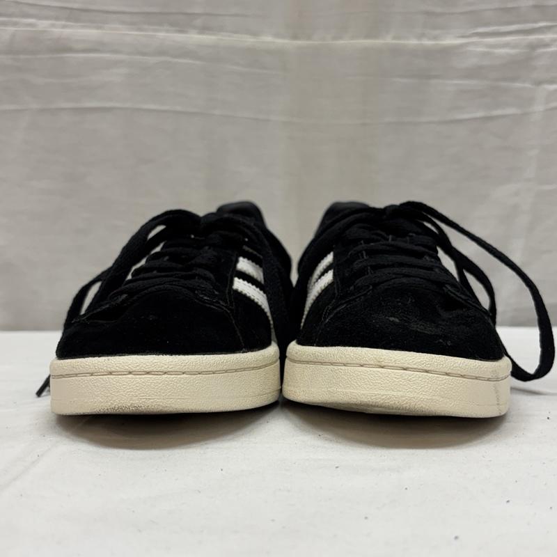 アディダス adidas スニーカー スニーカー BZ0084 CAMPUS キャンパス スエードレザー ローカット スニーカー 24.5cm 白 / ホワイト / white X 黒 / ブラック / black メンズ USED 古着 中古 50165282