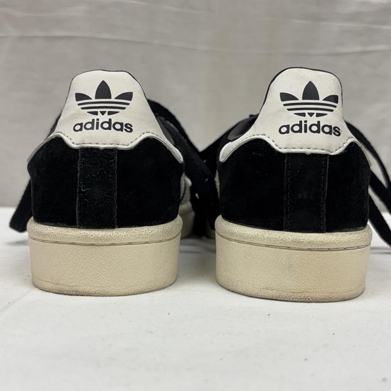 アディダス adidas スニーカー スニーカー BZ0084 CAMPUS キャンパス スエードレザー ローカット スニーカー 24.5cm 白 / ホワイト / white X 黒 / ブラック / black メンズ USED 古着 中古 50165282