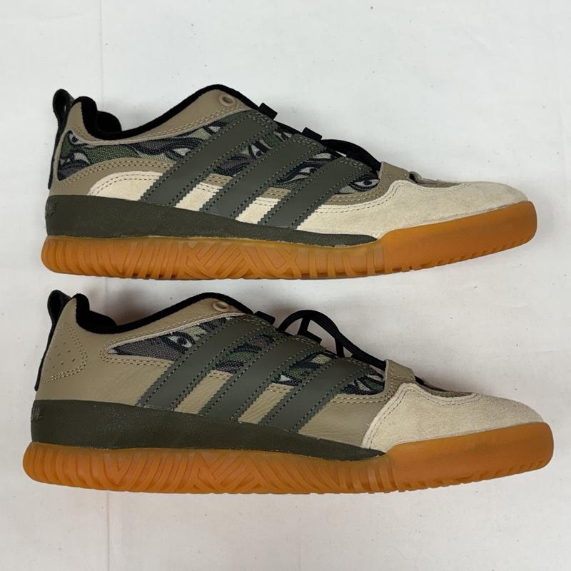 ファッキンオーサム FUCKING AWESOME スニーカー スニーカー adidas アディダス コラボ GX6880 エクスペリメント 1 ローカット スニーカー ダストサンド/ベースグリーン/ヘンプ 27.0cm メンズ USED 古着 中古 50165283