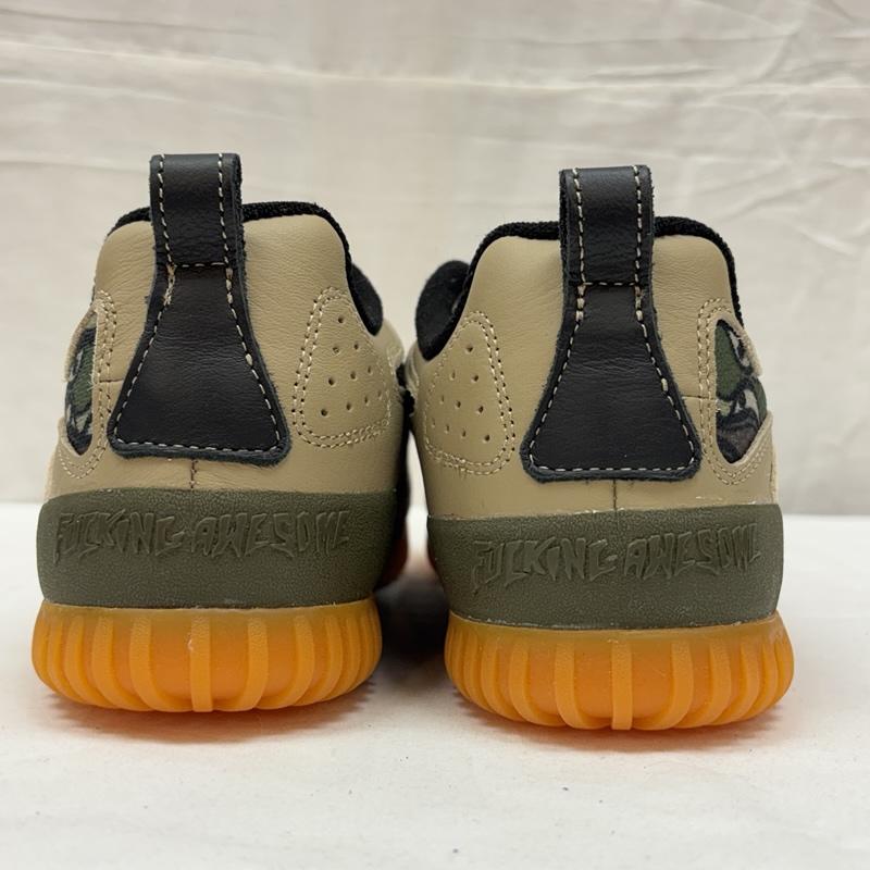 ファッキンオーサム FUCKING AWESOME スニーカー スニーカー adidas アディダス コラボ GX6880 エクスペリメント 1 ローカット スニーカー ダストサンド/ベースグリーン/ヘンプ 27.0cm メンズ USED 古着 中古 50165283