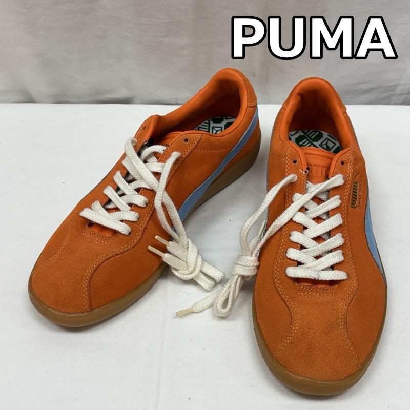 プーマ PUMA スニーカー スニーカー 374566-01 Bluebird Amsterdam ブルーバード ローカット スニーカー 27.0cm 橙 / オレンジ / orange X 水色 / ライトブルー / メンズ USED 古着 中古 50165285