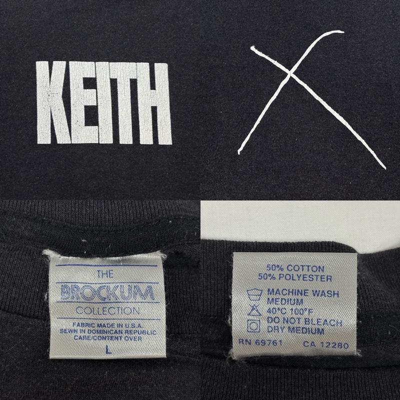 ヴィンテージ VINTAGE Tシャツ 半袖 X PENSIVE THE WINOS KEITH 88年 BROCKUM ボディ バンド Tシャツ 80s 80年代 L メンズ USED 古着 中古 50165286