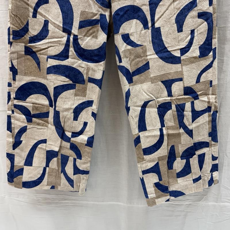 ロク ビューティアンドユース 6BEAUTY&YOUTH ボトムス ボトムス 幾何学 プリント 総柄 パンツ KIKA PANTS 8614-299-0399 36 レディース USED 古着 中古 50165290