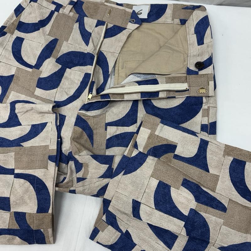 ロク ビューティアンドユース 6BEAUTY&YOUTH ボトムス ボトムス 幾何学 プリント 総柄 パンツ KIKA PANTS 8614-299-0399 36 レディース USED 古着 中古 50165290