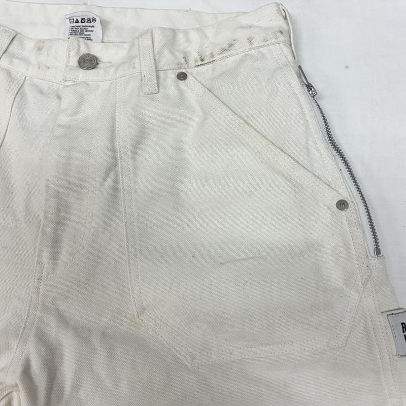古着 USED ボトムス ボトムス RICHARDSON HARDWARE リチャードソン ハードウェア ダブルニー ワーク パンツ S 白 / ホワイト / white メンズ USED 古着 中古 50165292