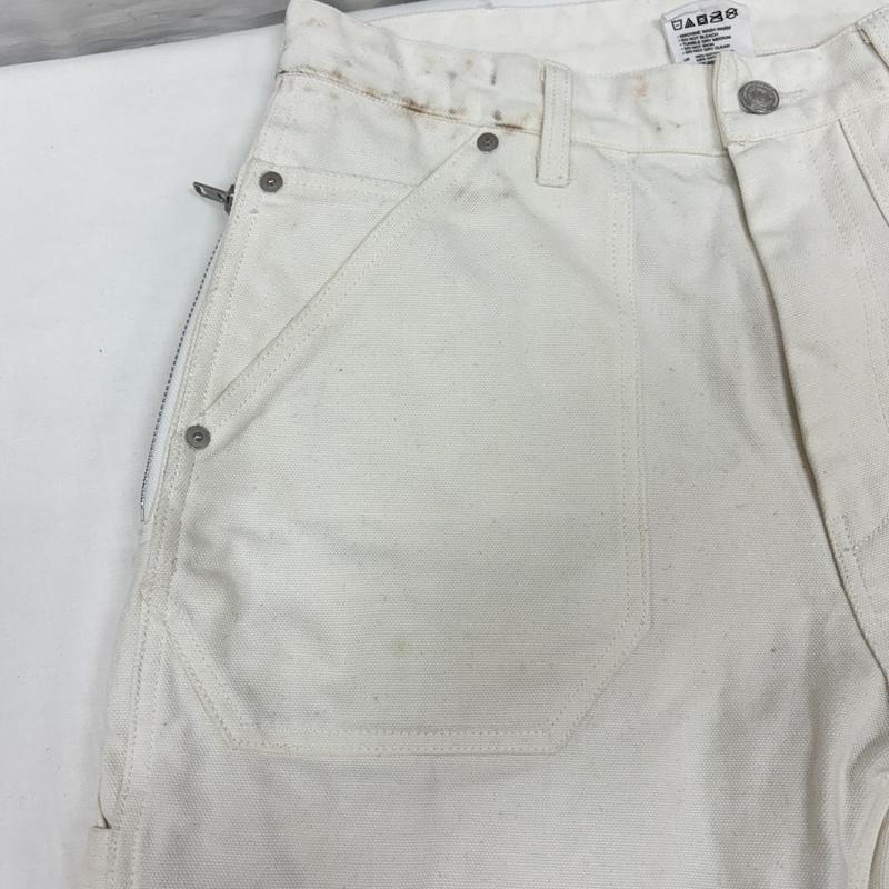 古着 USED ボトムス ボトムス RICHARDSON HARDWARE リチャードソン ハードウェア ダブルニー ワーク パンツ S 白 / ホワイト / white メンズ USED 古着 中古 50165292