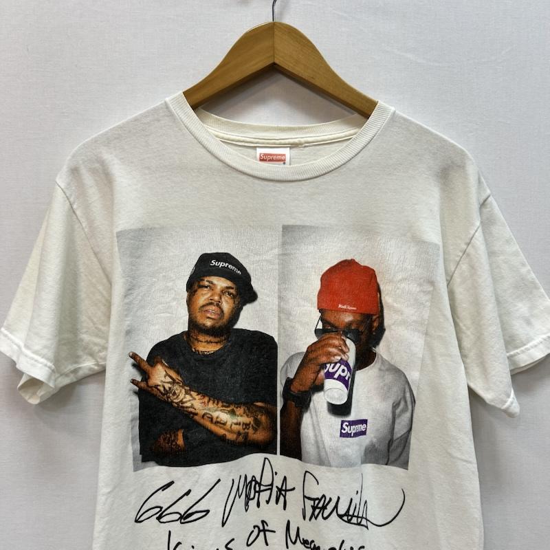 シュプリーム Supreme Tシャツ 半袖 12AW Three Six Mafia Tee スリーシックスマフィア フォトT S 白 / ホワイト / white メンズ USED 古着 中古 50165294