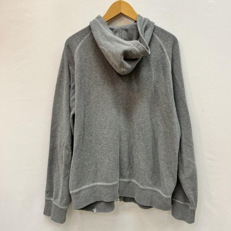 ステューシー STUSSY パーカー 長袖 90s OLD フルジップ コットンニット パーカー XL 灰 / グレー / gray メンズ USED 古着 中古 50165295