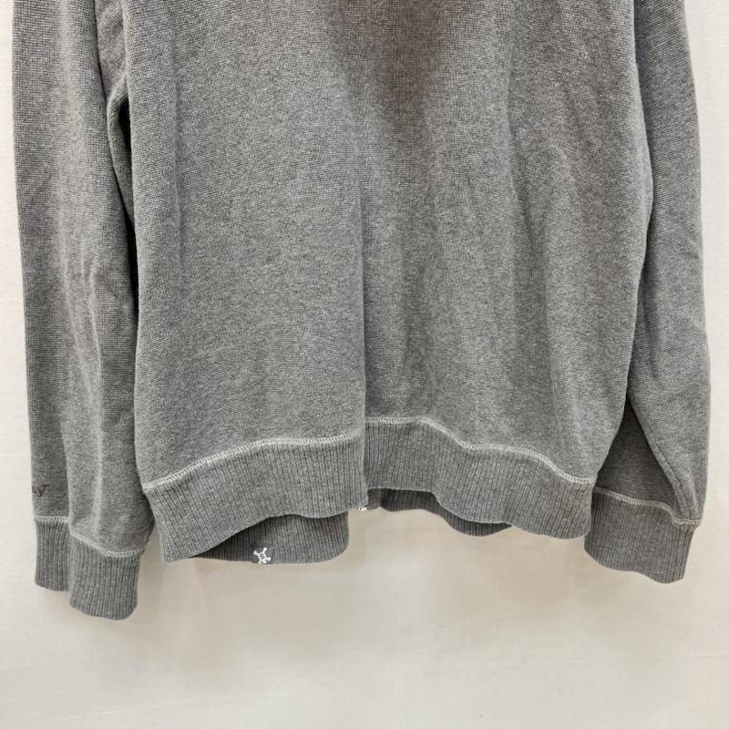 ステューシー STUSSY パーカー 長袖 90s OLD フルジップ コットンニット パーカー XL 灰 / グレー / gray メンズ USED 古着 中古 50165295