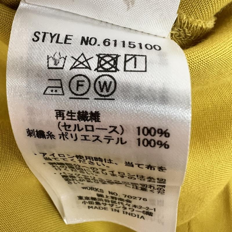 アヴィレックス AVIREX シャツ、ブラウス 半袖 ボーリングシャツ FEARLESS FLYERS 6115100 開襟 L 黄 / イエロー / yellow メンズ USED 古着 中古 50165296