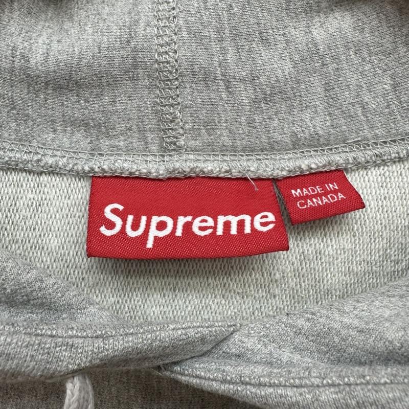 シュプリーム Supreme パーカー 長袖 13SS Bling Box Logo Hooded Sweatshirt ロゴ プリント パーカー S 灰 / グレー / gray メンズ USED 古着 中古 50165302