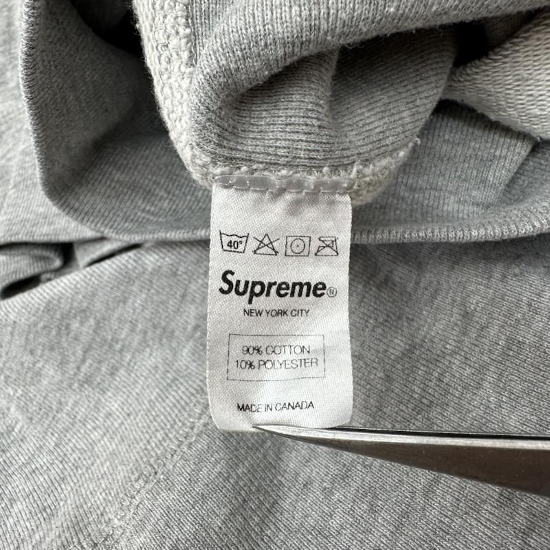 シュプリーム Supreme パーカー 長袖 13SS Bling Box Logo Hooded Sweatshirt ロゴ プリント パーカー S 灰 / グレー / gray メンズ USED 古着 中古 50165302