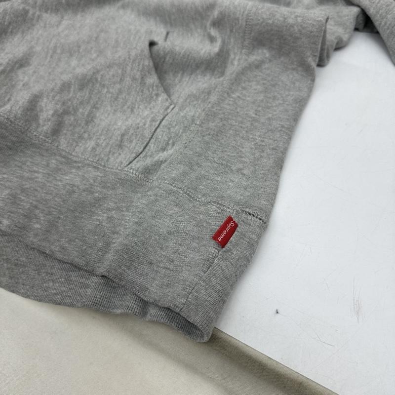シュプリーム Supreme パーカー 長袖 13SS Bling Box Logo Hooded Sweatshirt ロゴ プリント パーカー S 灰 / グレー / gray メンズ USED 古着 中古 50165302