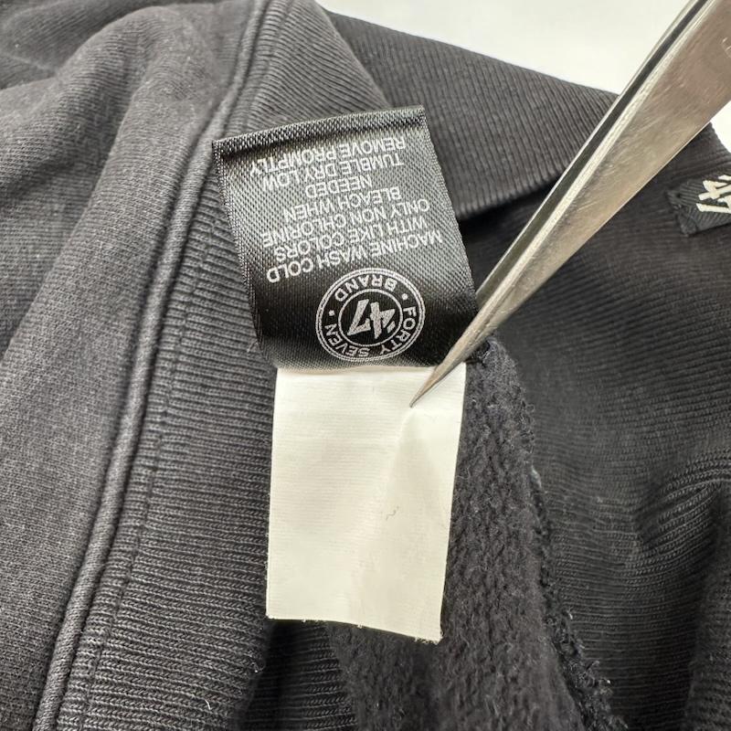 シュプリーム Supreme パーカー 長袖 15SS 47 Brand New York Yankees Hooded Sweatshirt プリント パーカー M 黒 / ブラック / black メンズ USED 古着 中古 50165305