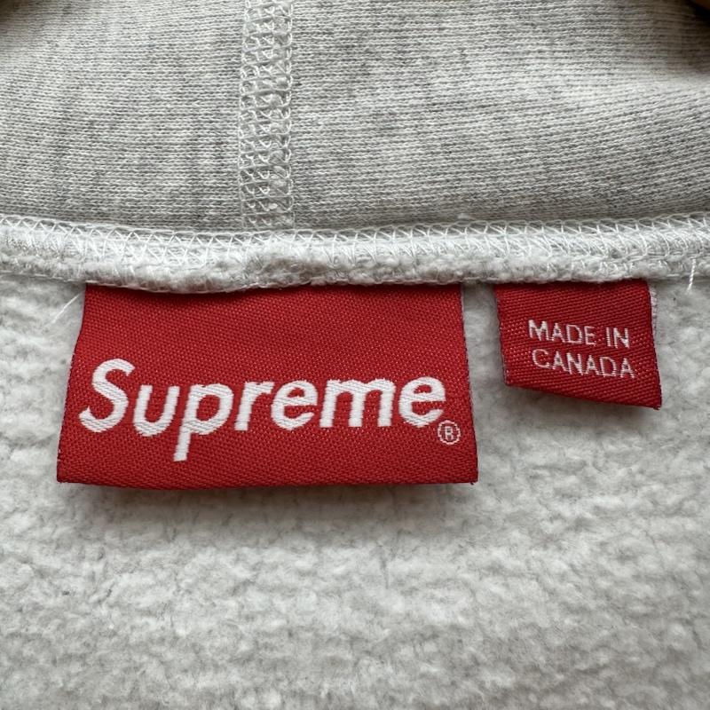 シュプリーム Supreme パーカー 長袖 17SS Field Hooded Sweatshirt ゴッホ カラスのいる麦畑 プリント パーカー M 灰 / グレー / gray メンズ USED 古着 中古 50165306