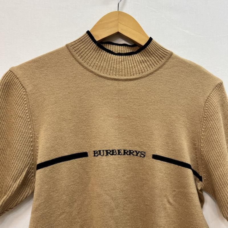 バーバリーズ BURBERRYS ニット、セーター 半袖 ロゴ 半袖ニット M ベージュ / ベージュ / beige レディース USED 古着 中古 50165308