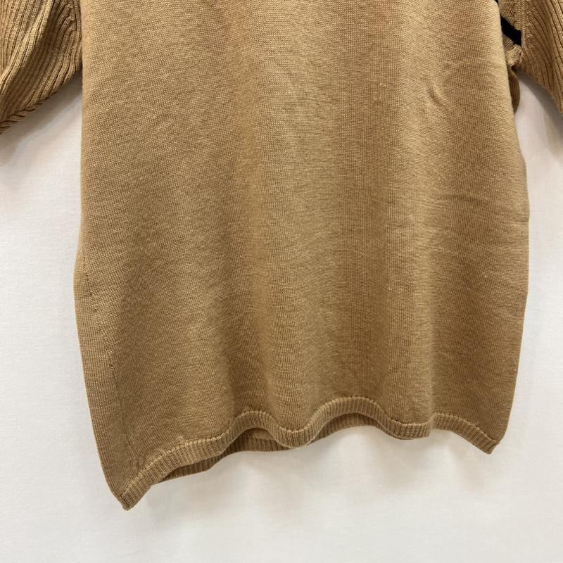 バーバリーズ BURBERRYS ニット、セーター 半袖 ロゴ 半袖ニット M ベージュ / ベージュ / beige レディース USED 古着 中古 50165308