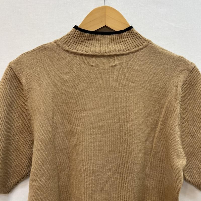 バーバリーズ BURBERRYS ニット、セーター 半袖 ロゴ 半袖ニット M ベージュ / ベージュ / beige レディース USED 古着 中古 50165308