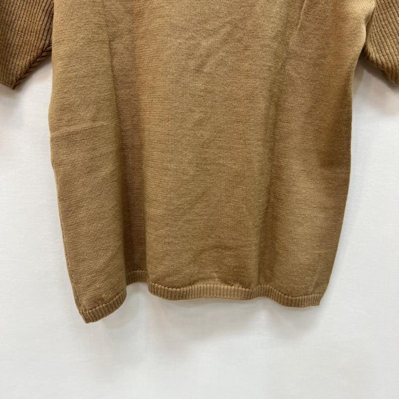 バーバリーズ BURBERRYS ニット、セーター 半袖 ロゴ 半袖ニット M ベージュ / ベージュ / beige レディース USED 古着 中古 50165308