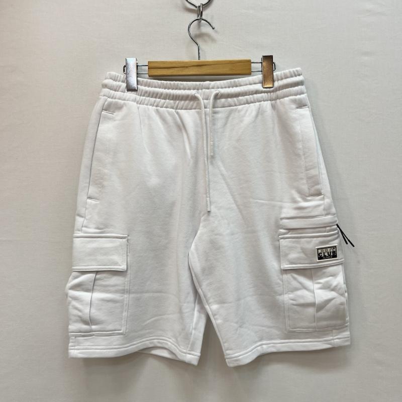 エクストララージ XLARGE パンツ ショートパンツ ×PROCLUB プロクラブコラボ スウェット カーゴショーツ M 白 / ホワイト / white メンズ USED 古着 中古 50165311