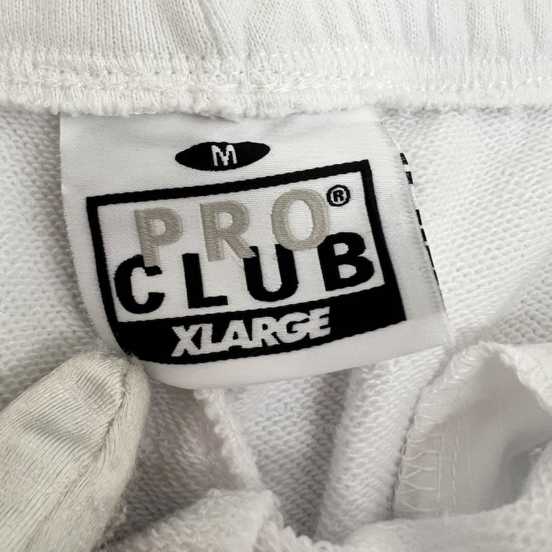 エクストララージ XLARGE パンツ ショートパンツ ×PROCLUB プロクラブコラボ スウェット カーゴショーツ M 白 / ホワイト / white メンズ USED 古着 中古 50165311