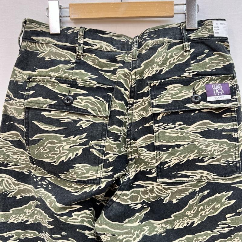 エクストララージ XLARGE パンツ ワークパンツ、ペインターパンツ ×GUNG-HO ガンホーコラボ ベイカーパンツ BAKER PANTS 32インチ カモフラージュ柄・迷彩 メンズ USED 古着 中古 50165312