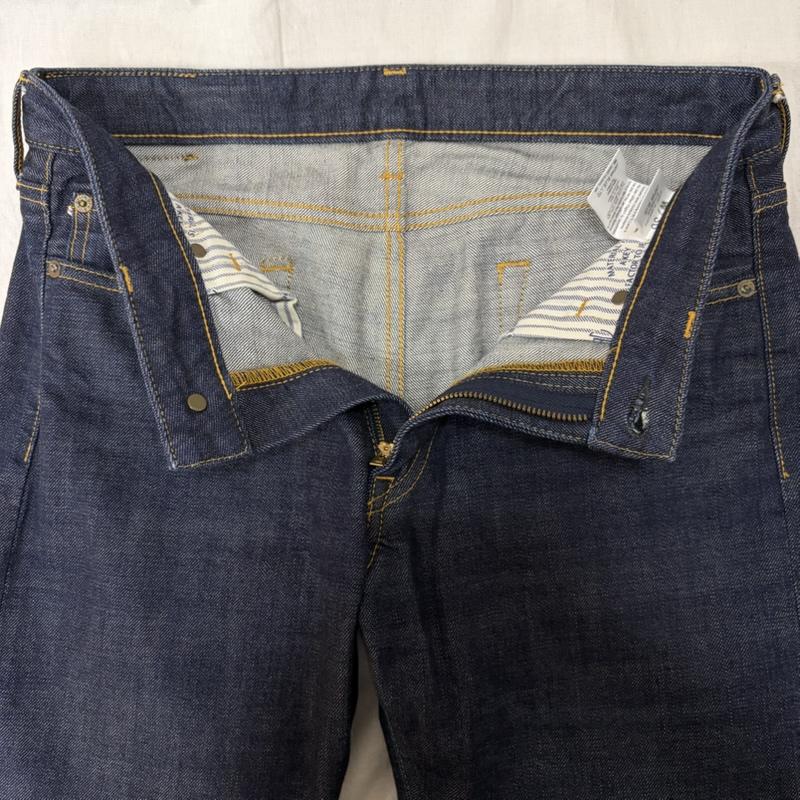 ジャパンブルージーンズ JAPAN BLUE JEANS パンツ デニム、ジーンズ スビンゴールド綿ヴィンテージセルヴィッチモデル デニム 13.5oz TJB6104 30インチ 無地 紺 / ネイビー / navy メンズ USED 古着 中古 50165317