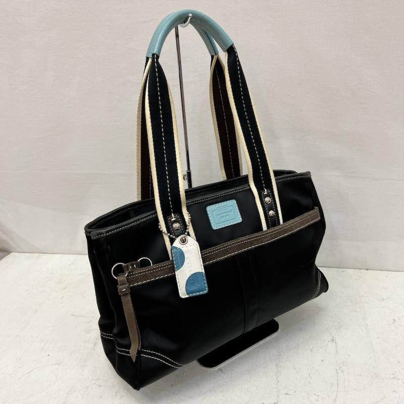コーチ COACH トートバッグ トートバッグ ハンプトンズ ウィークエンド ナイロン トート F11993 - 黒 / ブラック / black レディース USED 古着 中古 50165320