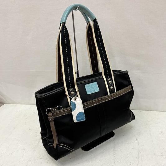 コーチ COACH トートバッグ トートバッグ ハンプトンズ ウィークエンド ナイロン トート F11993 - 黒 / ブラック / black レディース USED 古着 中古 50165320