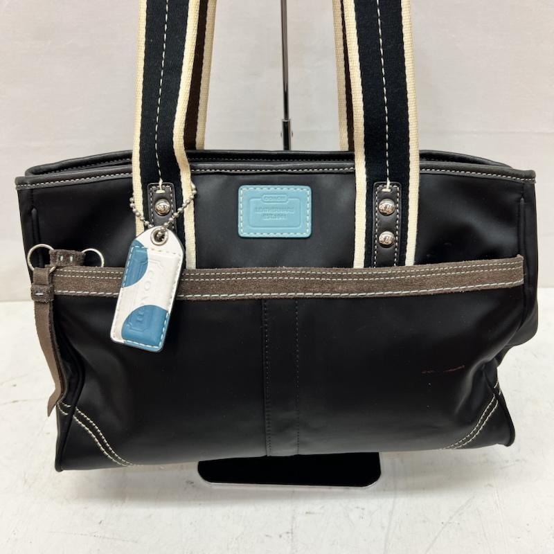 コーチ COACH トートバッグ トートバッグ ハンプトンズ ウィークエンド ナイロン トート F11993 - 黒 / ブラック / black レディース USED 古着 中古 50165320