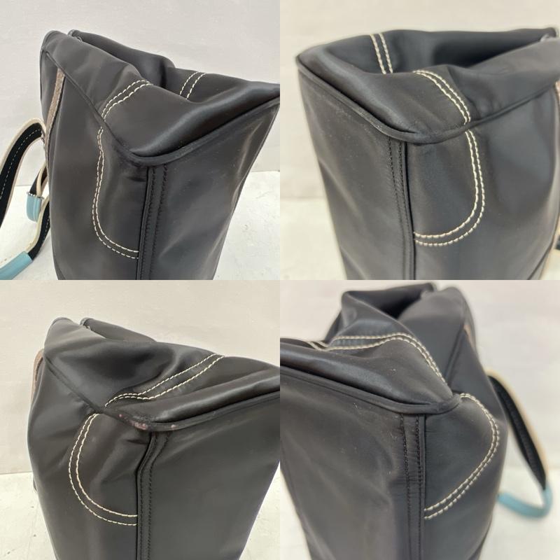 コーチ COACH トートバッグ トートバッグ ハンプトンズ ウィークエンド ナイロン トート F11993 - 黒 / ブラック / black レディース USED 古着 中古 50165320