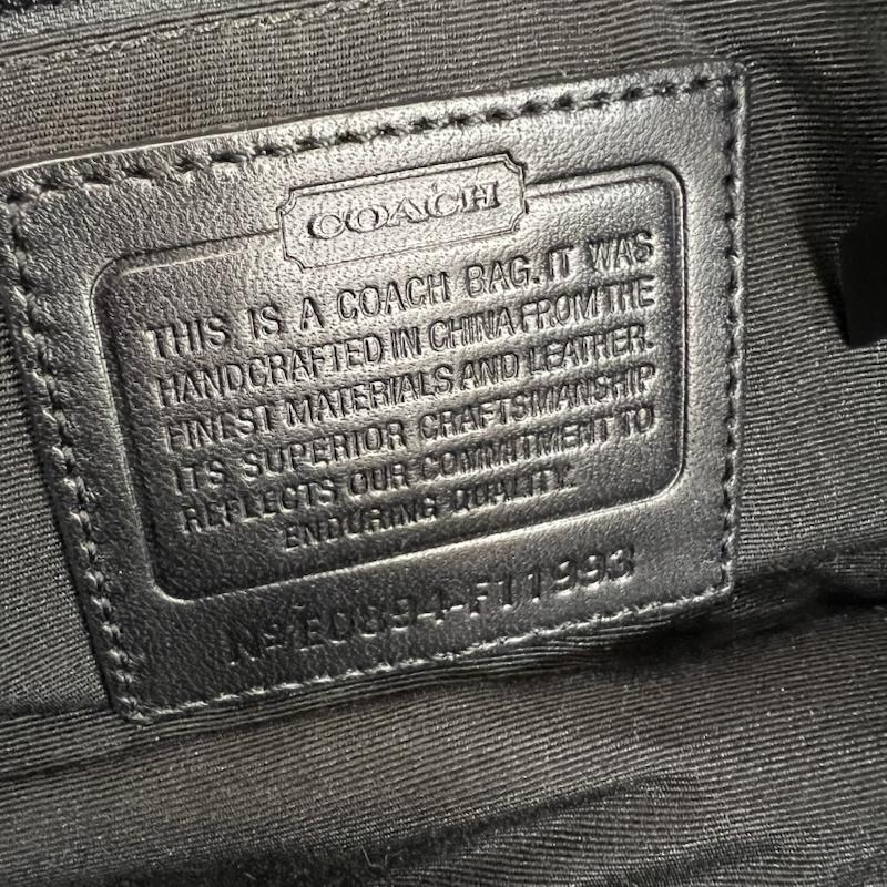コーチ COACH トートバッグ トートバッグ ハンプトンズ ウィークエンド ナイロン トート F11993 - 黒 / ブラック / black レディース USED 古着 中古 50165320