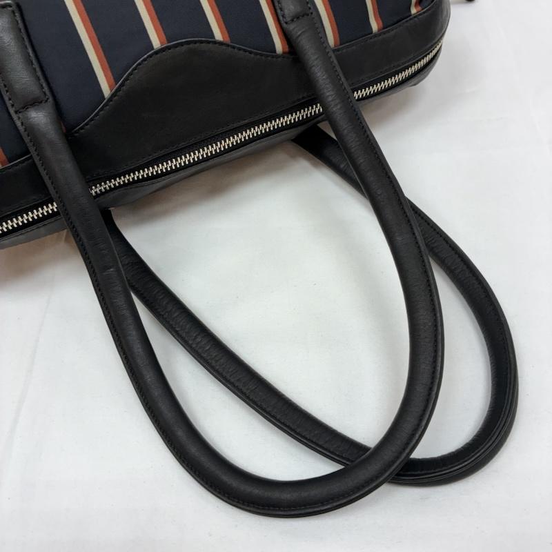 カワカワ Kawa-Kawa ボストンバッグ ボストンバッグ ストライプ レザー WET 切替 ボストンバッグ - レディース USED 古着 中古 50165332