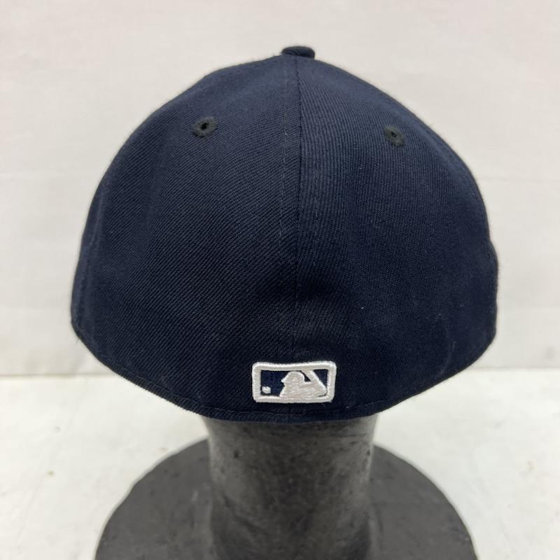 ニューエラ NEW ERA 帽子 キャップ MLBデトロイトタイガース 59FIFTY 7 1/2 59.6cm - 紺 / ネイビー / navy メンズ USED 古着 中古 50165334