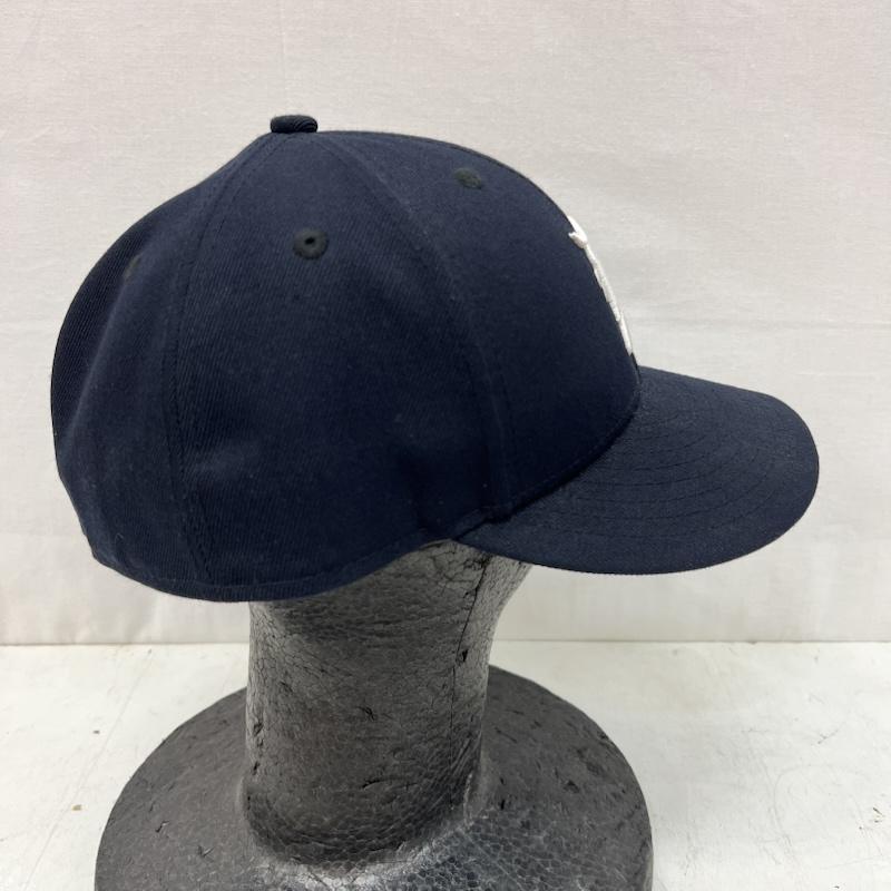 ニューエラ NEW ERA 帽子 キャップ MLBデトロイトタイガース 59FIFTY 7 1/2 59.6cm - 紺 / ネイビー / navy メンズ USED 古着 中古 50165334