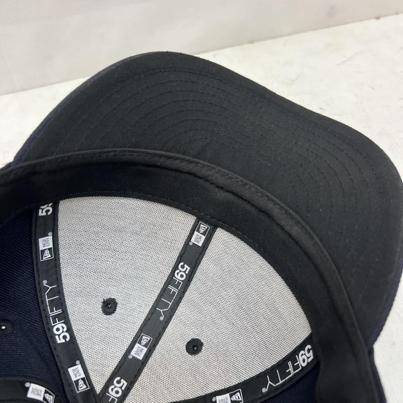 ニューエラ NEW ERA 帽子 キャップ MLBデトロイトタイガース 59FIFTY 7 1/2 59.6cm - 紺 / ネイビー / navy メンズ USED 古着 中古 50165334