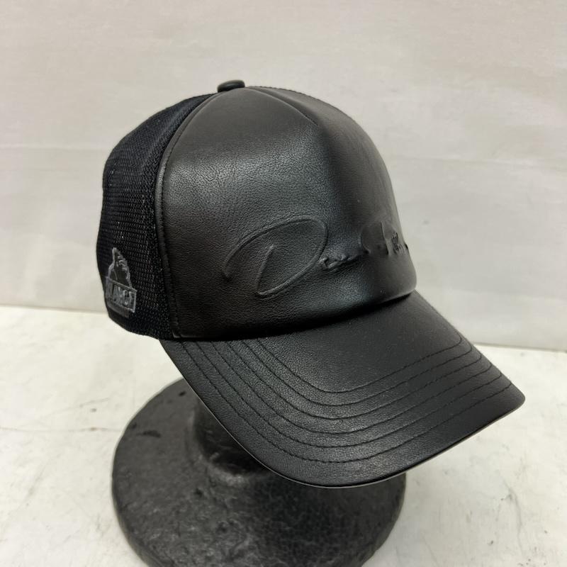 エクストララージ XLARGE 帽子 キャップ ×DexFilmz FAUX LEATHER MESH CAP デックスフィルムズ - 黒 / ブラック / black メンズ USED 古着 中古 50165337