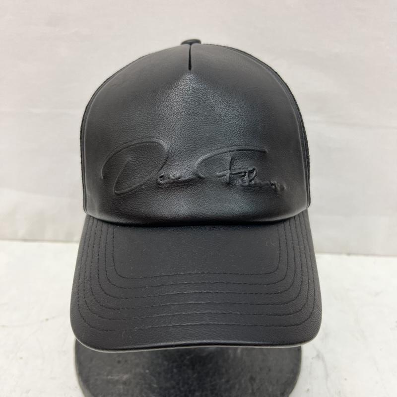 エクストララージ XLARGE 帽子 キャップ ×DexFilmz FAUX LEATHER MESH CAP デックスフィルムズ - 黒 / ブラック / black メンズ USED 古着 中古 50165337