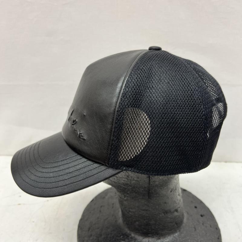 エクストララージ XLARGE 帽子 キャップ ×DexFilmz FAUX LEATHER MESH CAP デックスフィルムズ - 黒 / ブラック / black メンズ USED 古着 中古 50165337